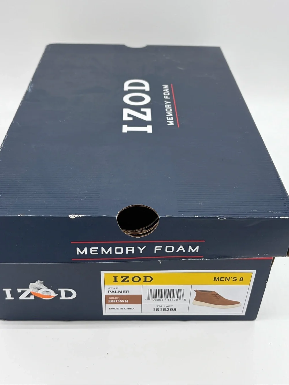 Izod Brown Chukka Boots with Cream Sole